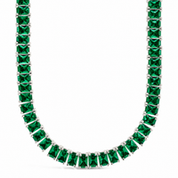 Marisol Emerald CZ Tennis Necklace