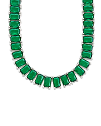 Marisol Emerald CZ Tennis Necklace