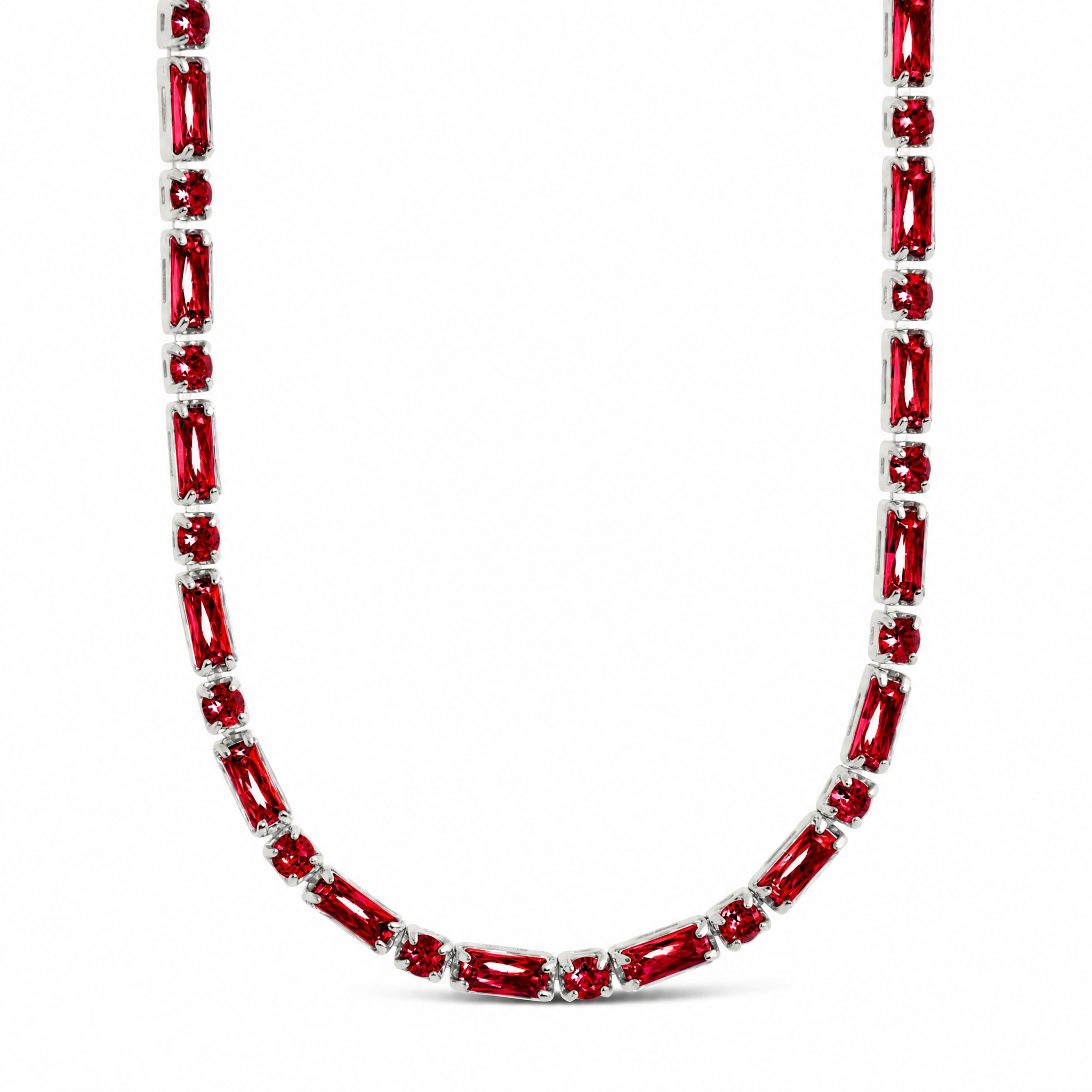 Georgia Garnet CZ Tennis Bundle - Sterling Forever