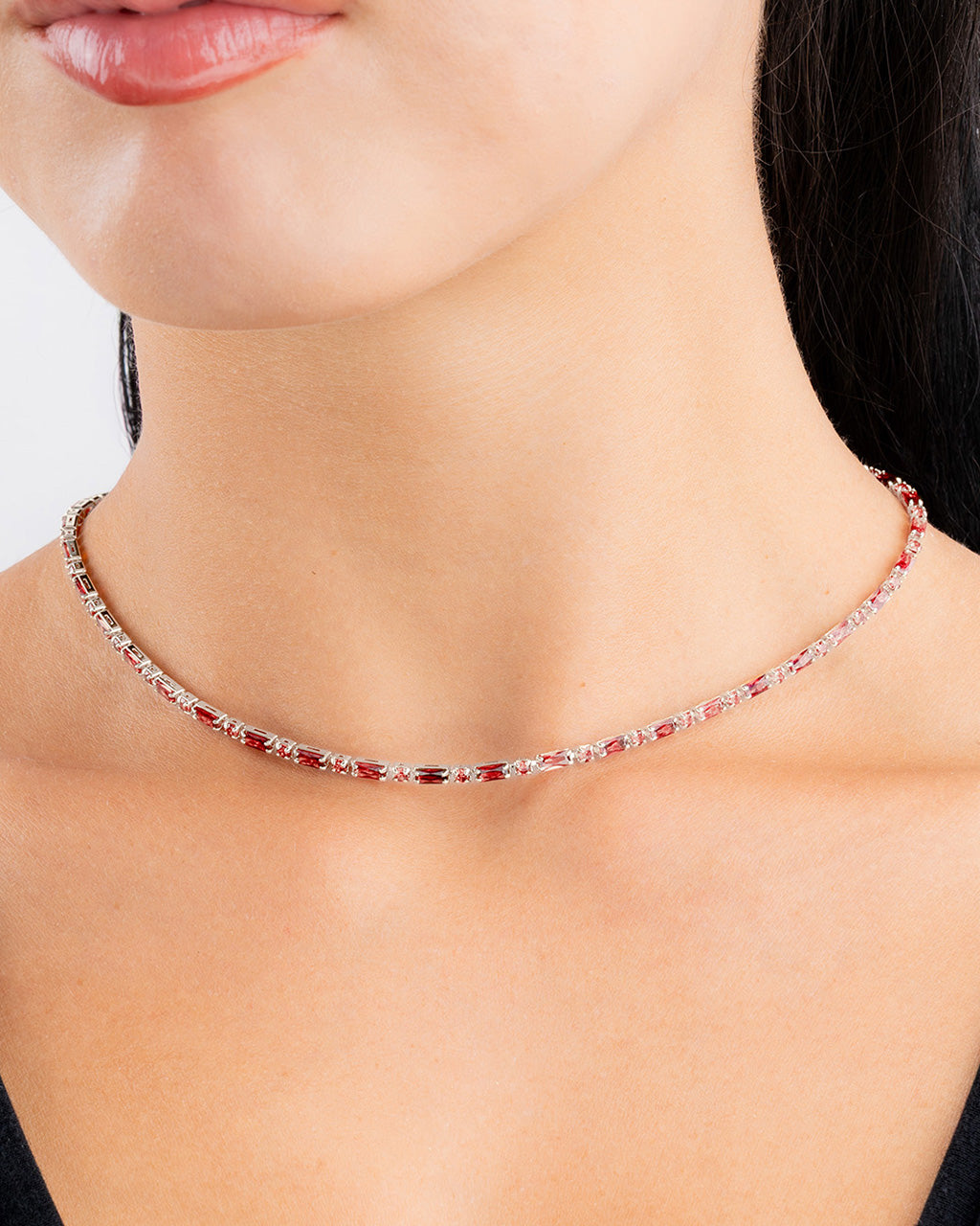 Georgia Garnet CZ Tennis Bundle
