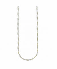 Helene Bezel Light Yellow CZ Tennis Necklace