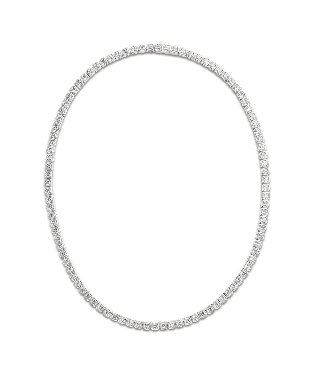 Helene Asscher Cut Tennis Necklace