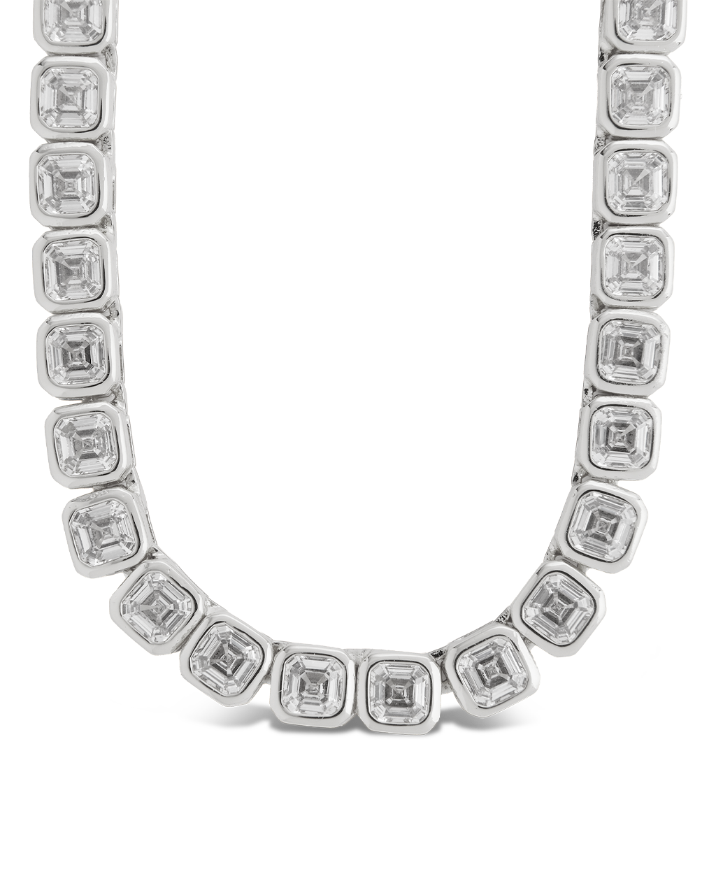 Helene Asscher Cut Tennis Necklace
