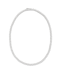 Helene Heart Cut Tennis Necklace