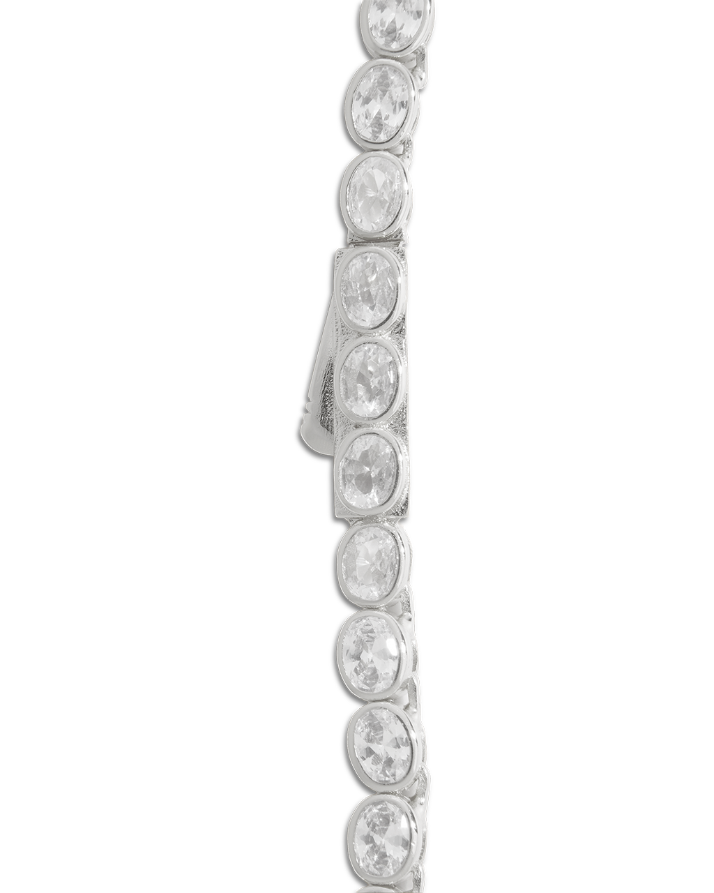 Helene Oval Cut Tennis Necklace