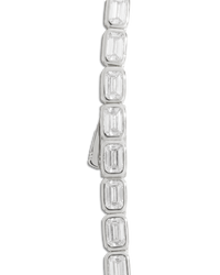 Helene Emerald Cut Tennis Necklace