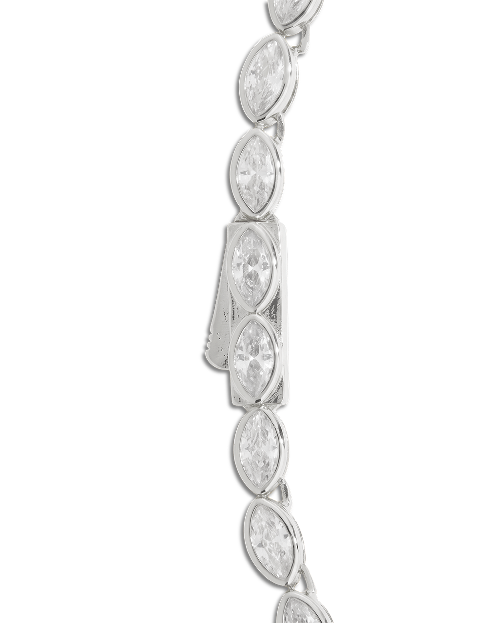 Helene Marquise Cut Tennis Necklace