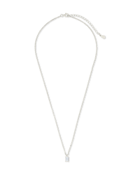 Sterling Silver Emerald Prong Set Pendant - Sterling Forever