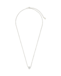 Sterling Silver Pear Bezel Set Pendant - Sterling Forever