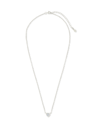 Sterling Silver Heart Bezel Set Pendant - Sterling Forever