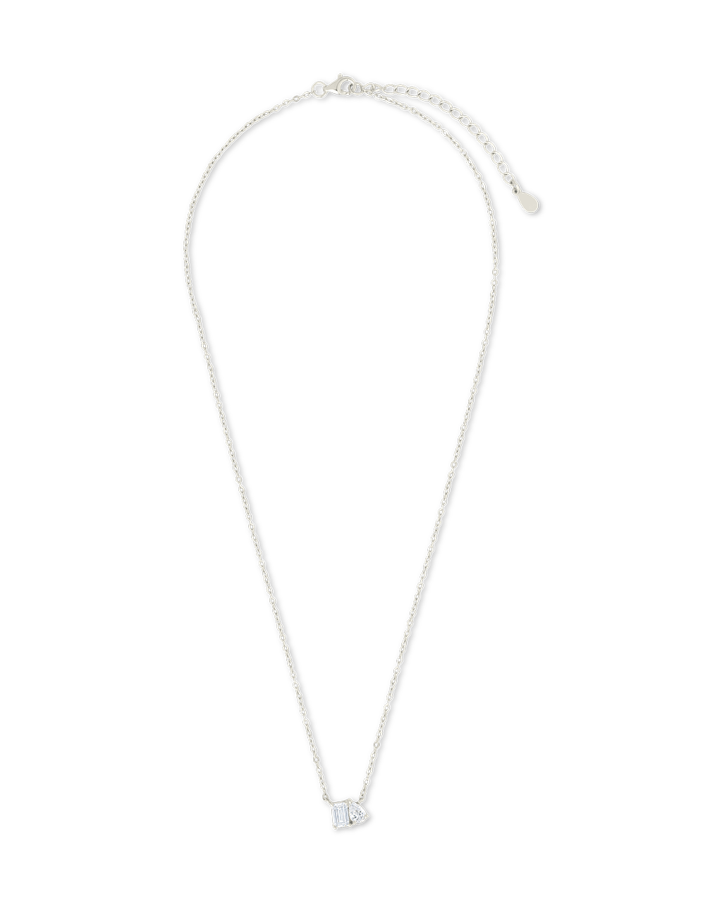 Sterling Silver Guinevere CZ Necklace - Sterling Forever