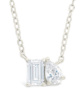 Sterling Silver Guinevere CZ Necklace - Sterling Forever