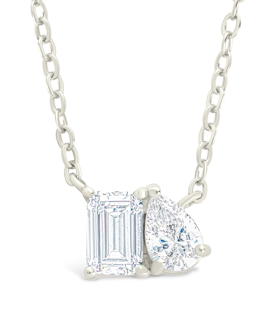 Sterling Silver Guinevere CZ Necklace - Sterling Forever