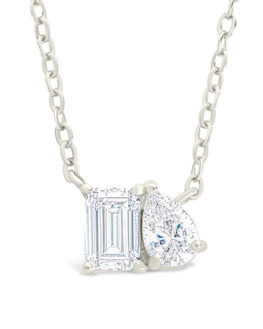 Sterling Silver Guinevere CZ Necklace