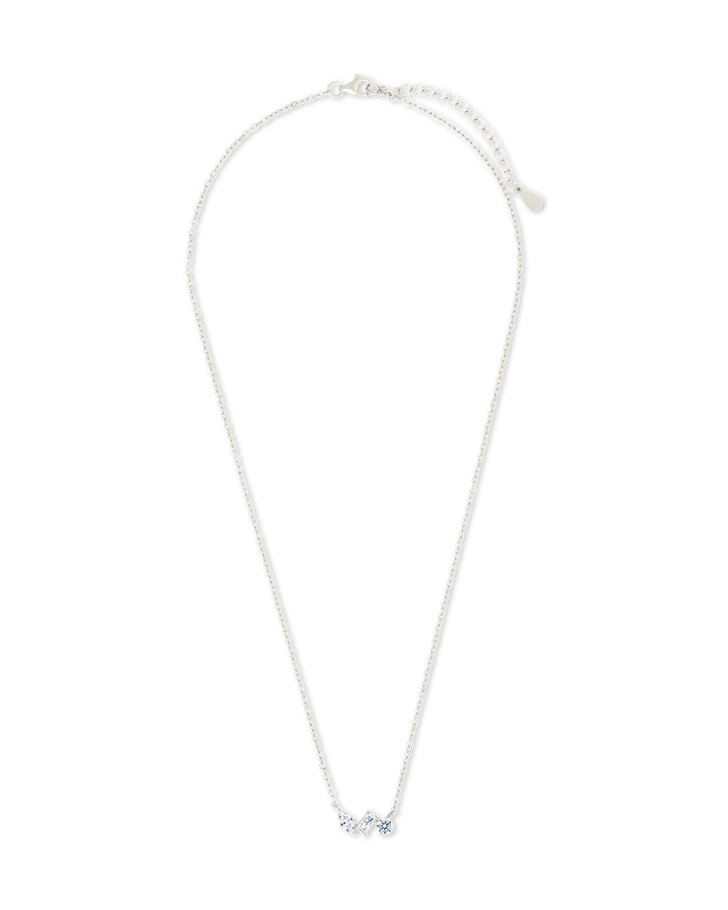 Sterling Silver Trio Cut Pendant - Sterling Forever