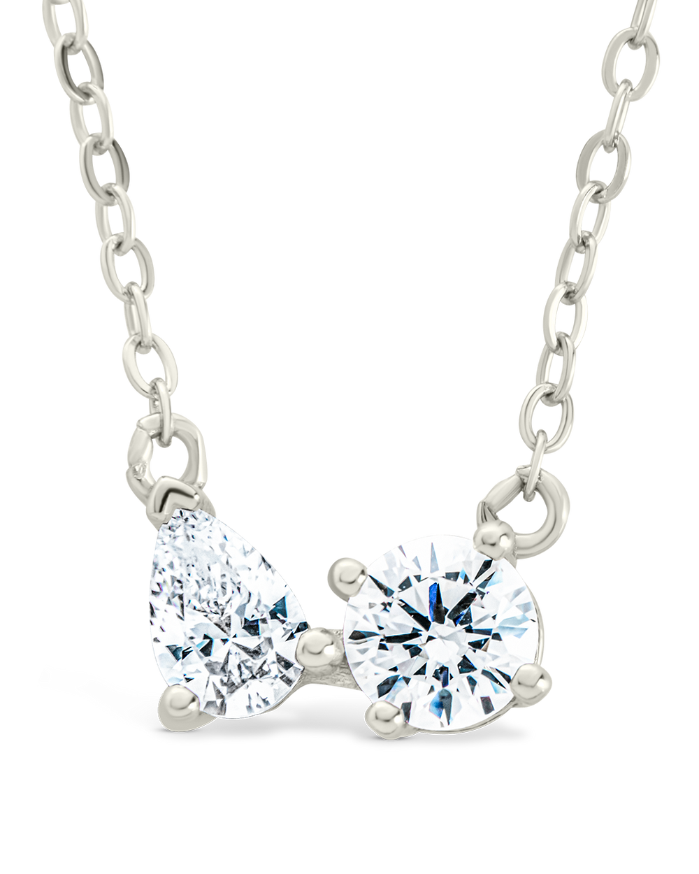 Sterling Silver Carolyn CZ Necklace