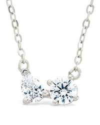 Sterling Silver Carolyn CZ Necklace - Sterling Forever