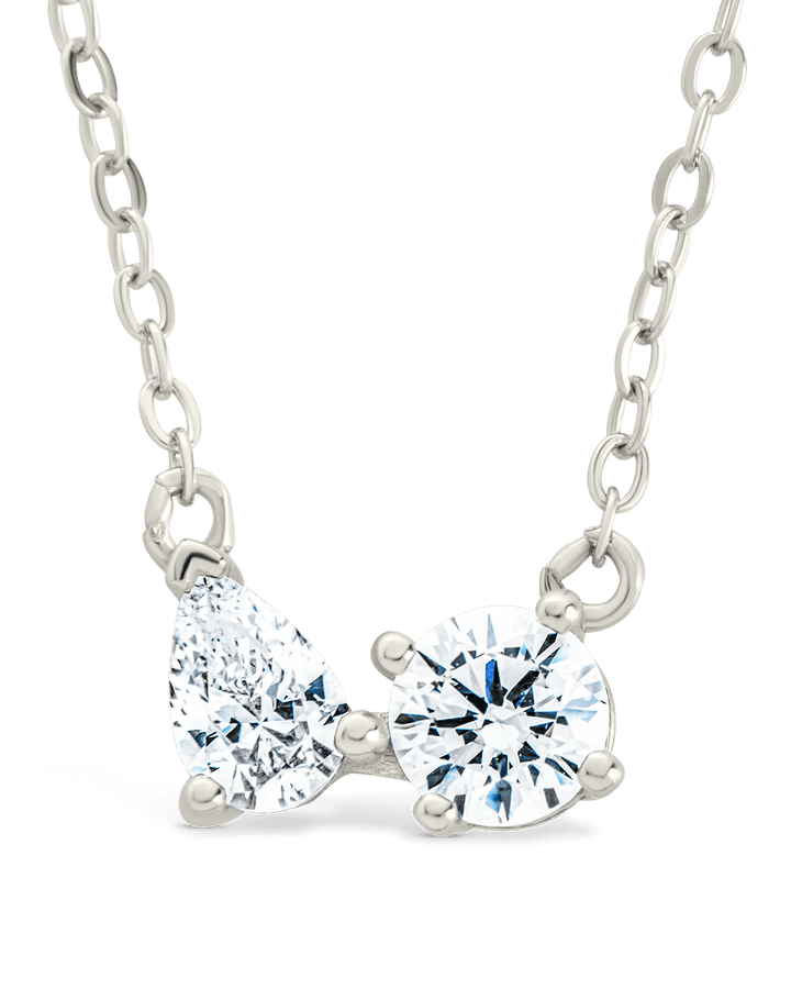 Sterling Silver Carolyn CZ Necklace