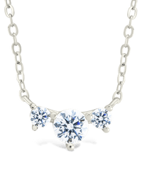 Sterling Silver Robin CZ Necklace - Sterling Forever