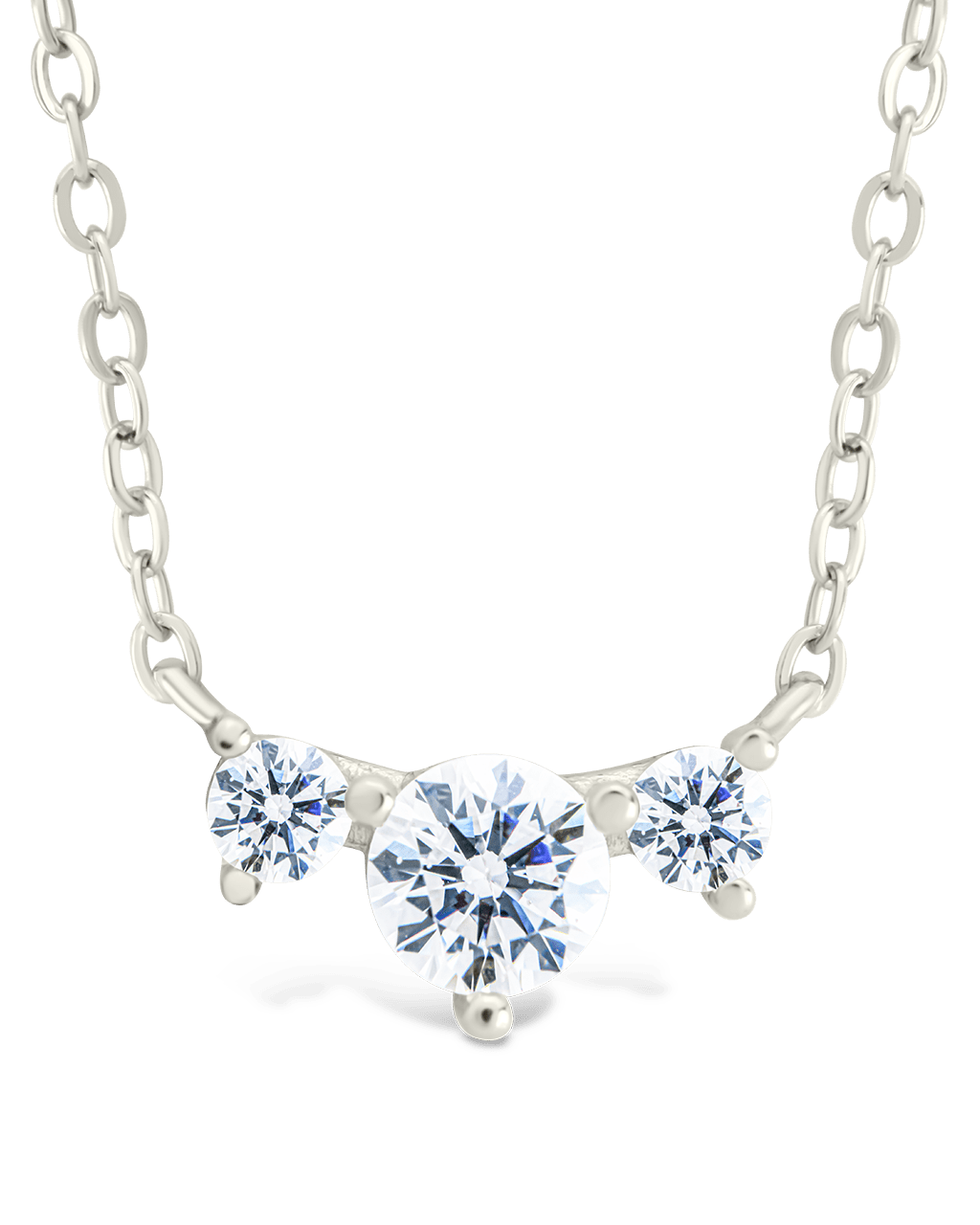 Sterling Silver Robin CZ Necklace - Sterling Forever