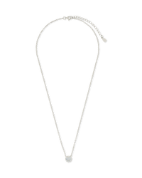 Sterling Silver CZ Disc Pendant - Sterling Forever