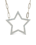 Sterling Silver Noémie Shining Star Necklace