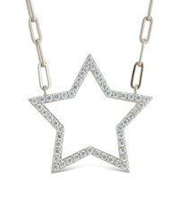 Sterling Silver Noémie Shining Star Necklace