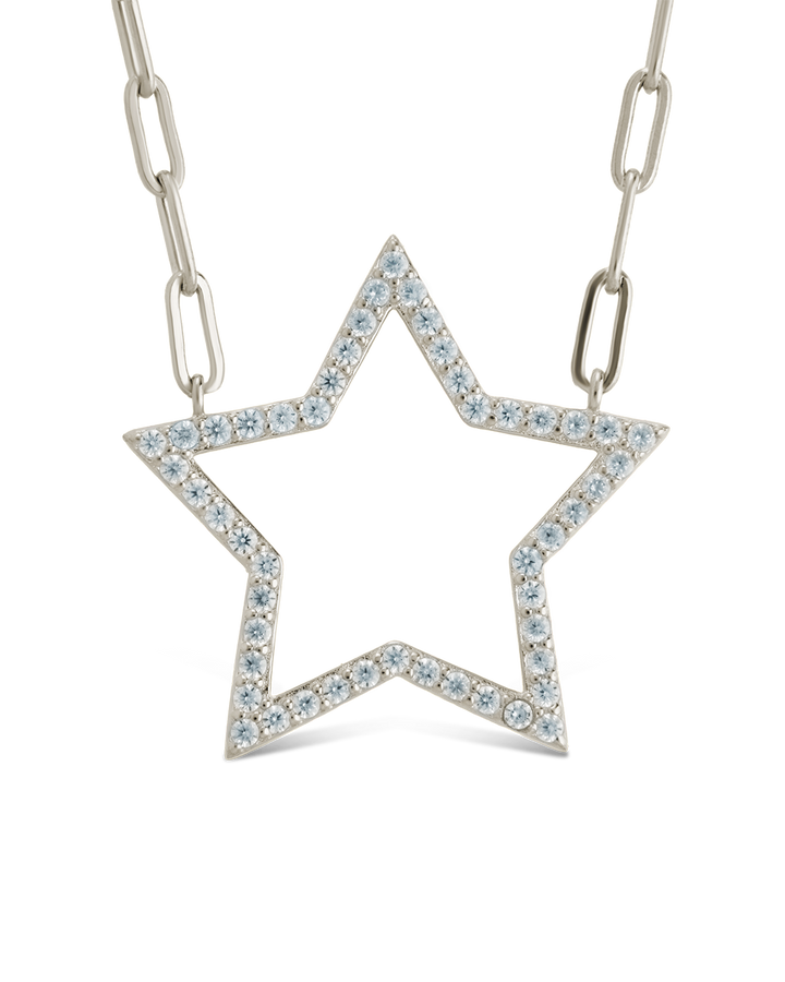 Sterling Silver Noémie Shining Star Necklace