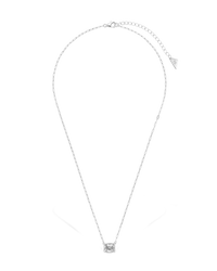 Sterling Silver Mini Elongated Cushion Paperclip Chain Necklace
