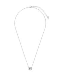 Sterling Silver Mini Elongated Cushion Paperclip Chain Necklace