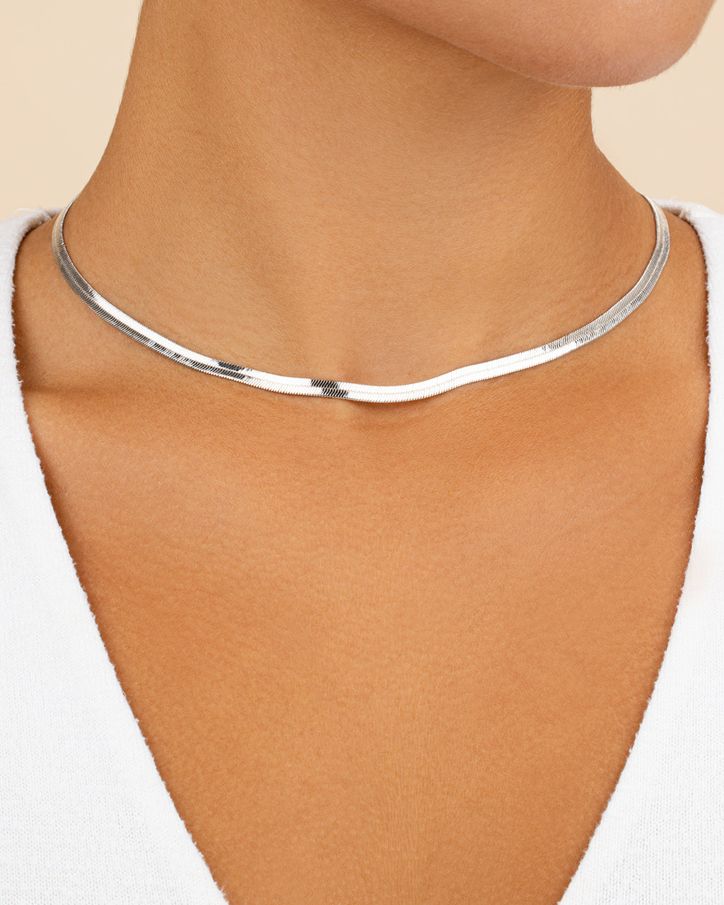 Herringbone Chain Necklace