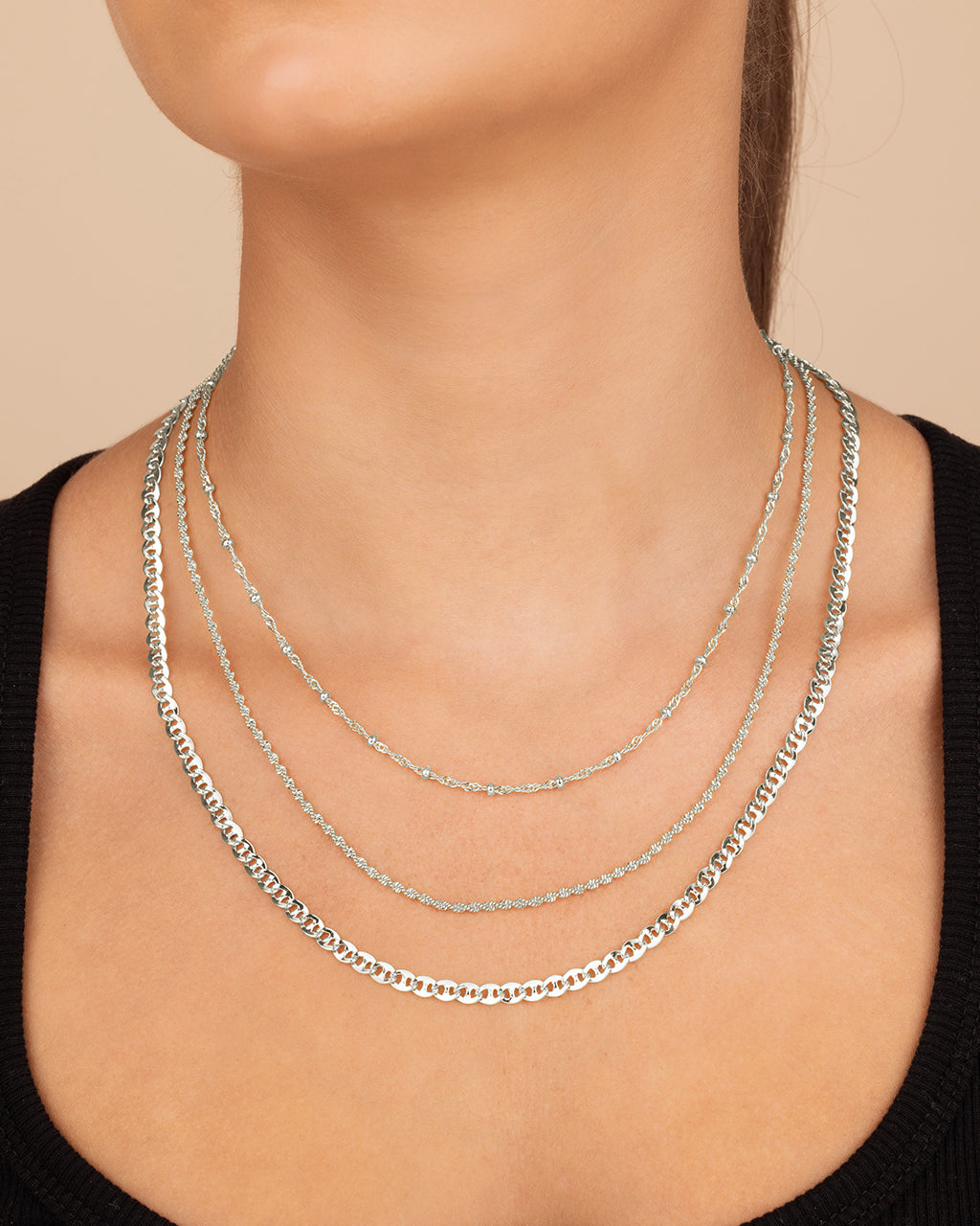 Lanora Layered Chain Necklace