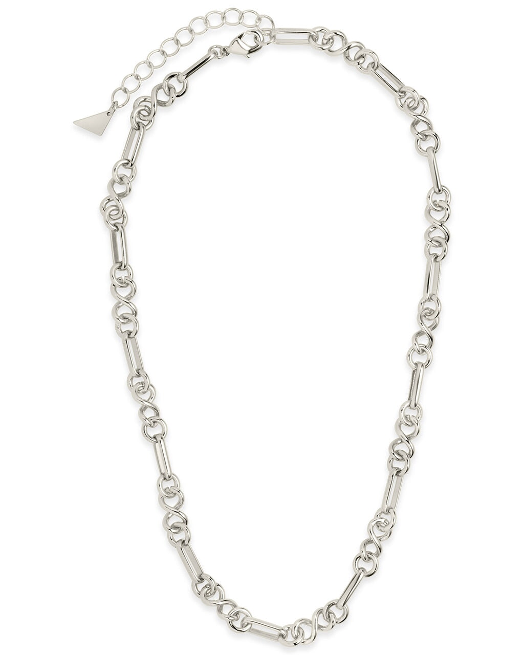 Infinity & Oval Link Chain Necklace Necklace Sterling Forever 