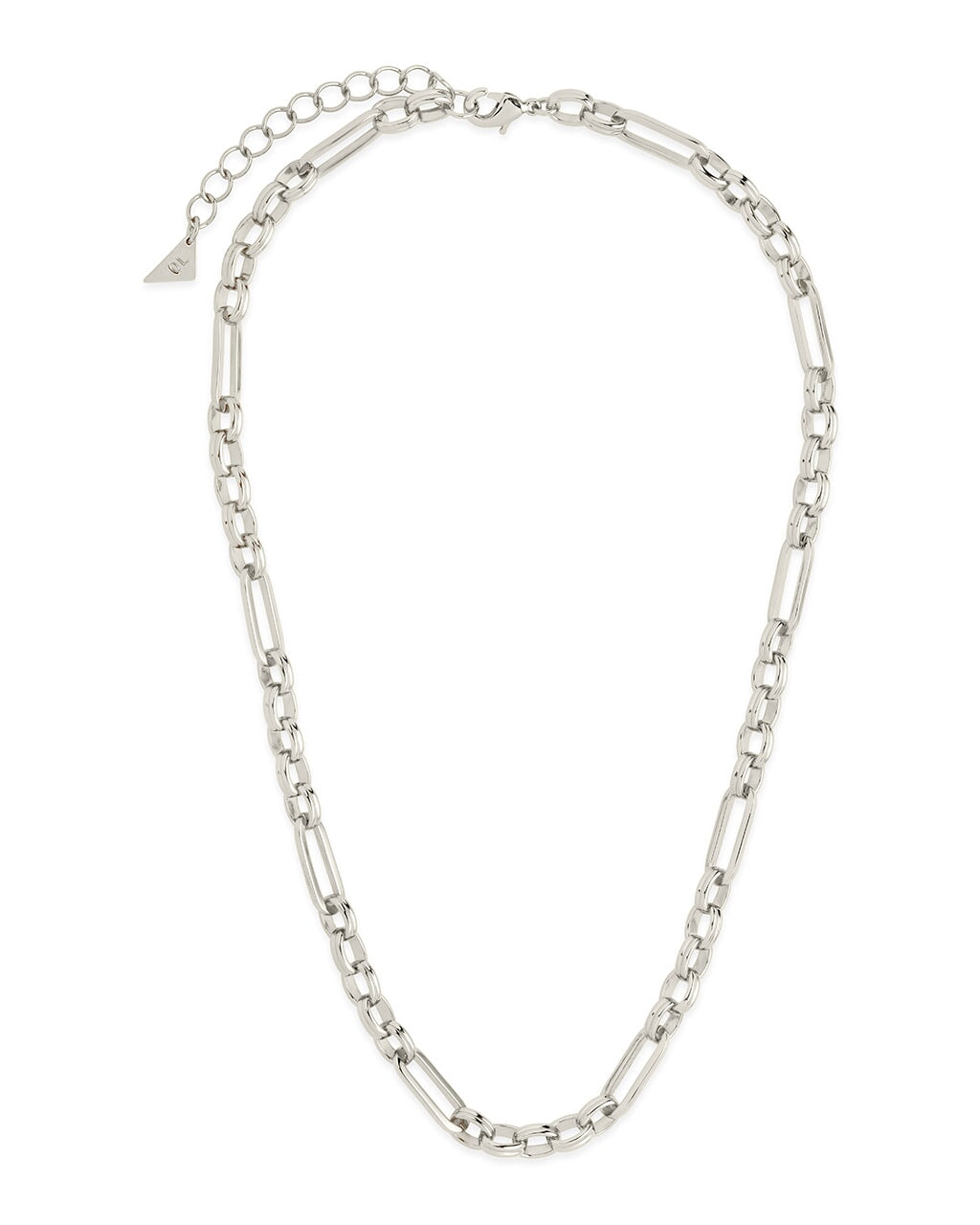 Double Link Oval Chain Necklace Necklace Sterling Forever 