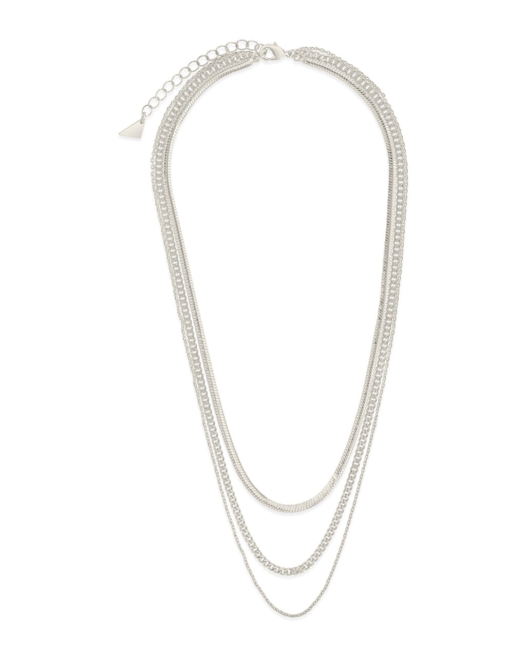 Brenna Layered Chain Necklace Necklace Sterling Forever 