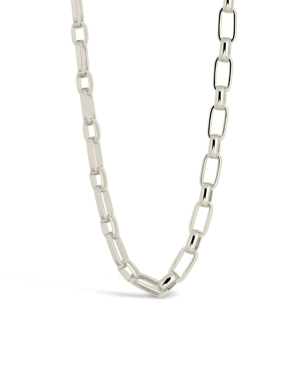 Elara Bold Paperclip Chain Necklace - Sterling Forever