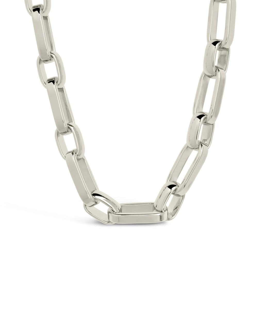 Elara Bold Paperclip Chain Necklace - Sterling Forever