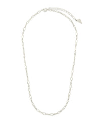 Elysia Delicate Mixed Link Chain Necklace - Sterling Forever