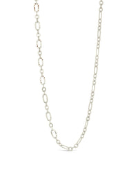 Elysia Delicate Mixed Link Chain Necklace - Sterling Forever