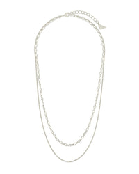Serenity Layered Chain Necklace - Sterling Forever