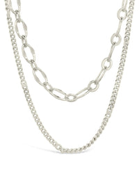 Serenity Layered Chain Necklace - Sterling Forever
