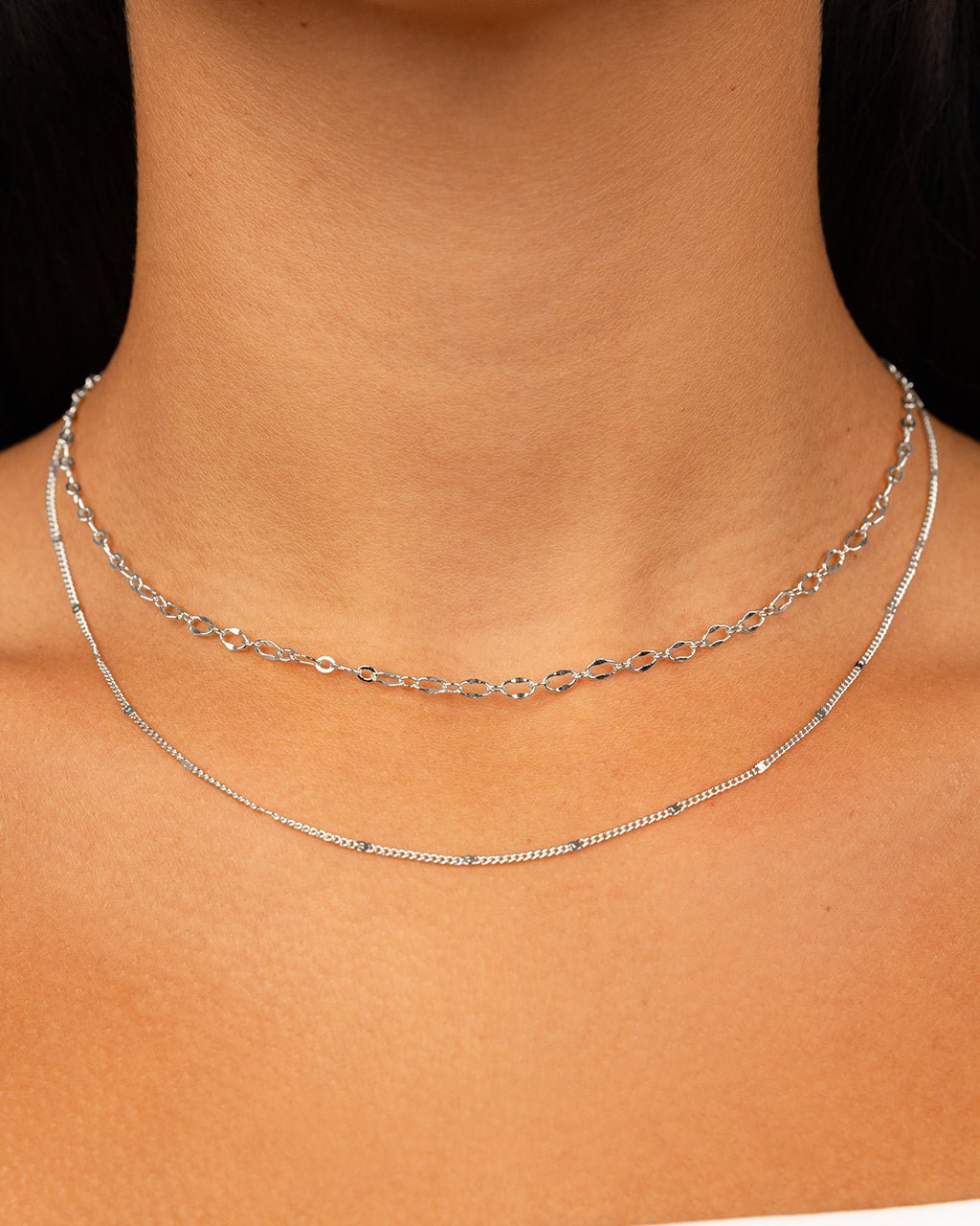 Serenity Layered Chain Necklace – Sterling Forever