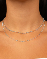 Serenity Layered Chain Necklace - Sterling Forever