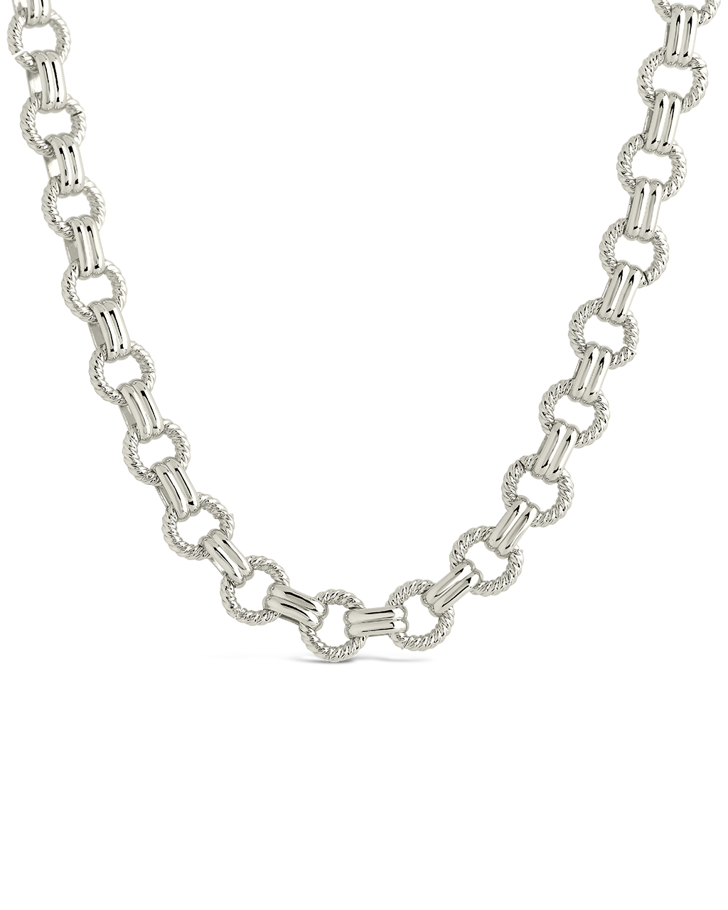 Parker Textured Chain Necklace