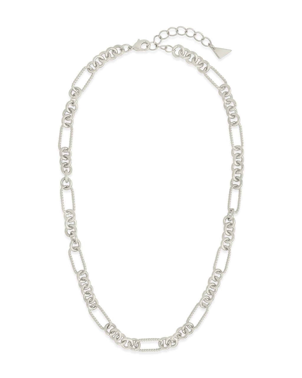 Fianna Mixed Chain Link Necklace - Sterling Forever