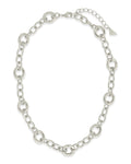 Carter Round Statement Link Necklace - Sterling Forever