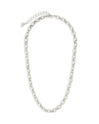 Kamora Textured Chain Link Necklace - Sterling Forever