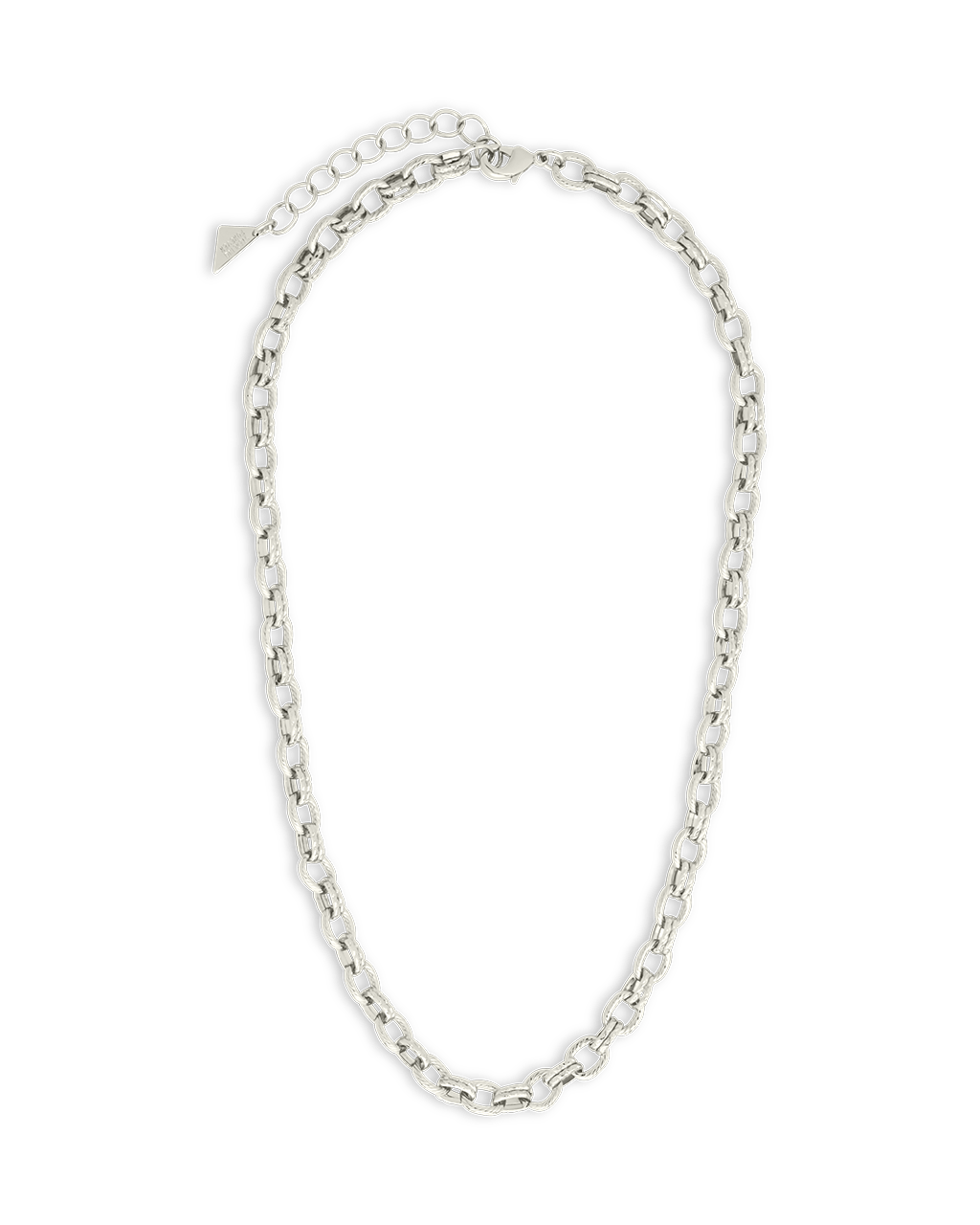 Kamora Textured Chain Link Necklace - Sterling Forever