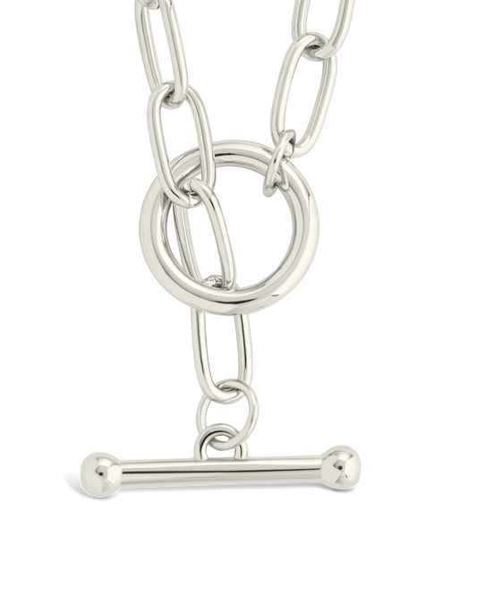 Ledger Paperclip Toggle Necklace
