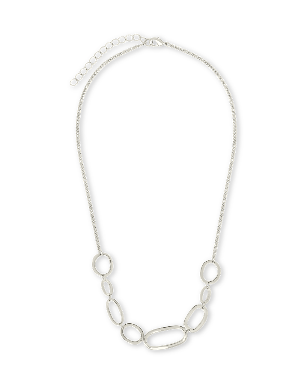 Holly Interlinked Halos Chain Necklace